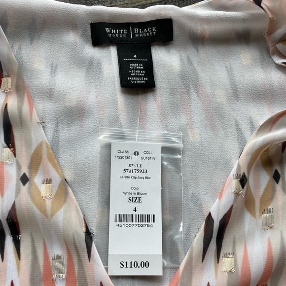 White House black market top! - Picture 2 of 2